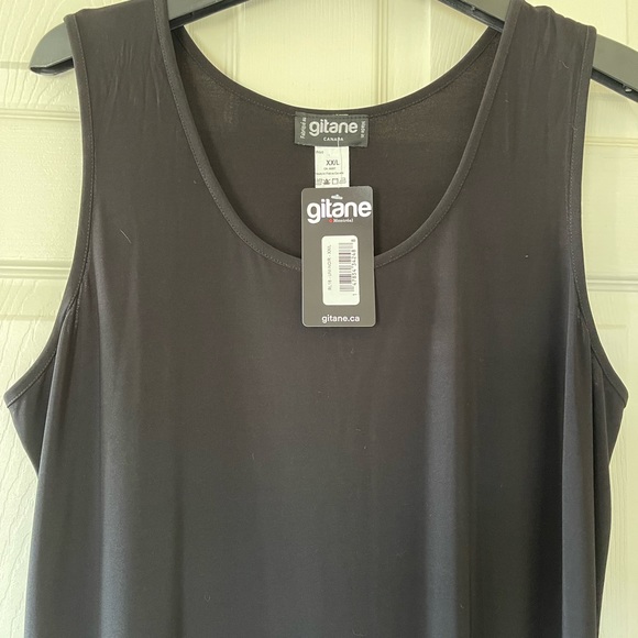 Black sleeveless long dress size 18 or xxl. - Picture 2 of 4